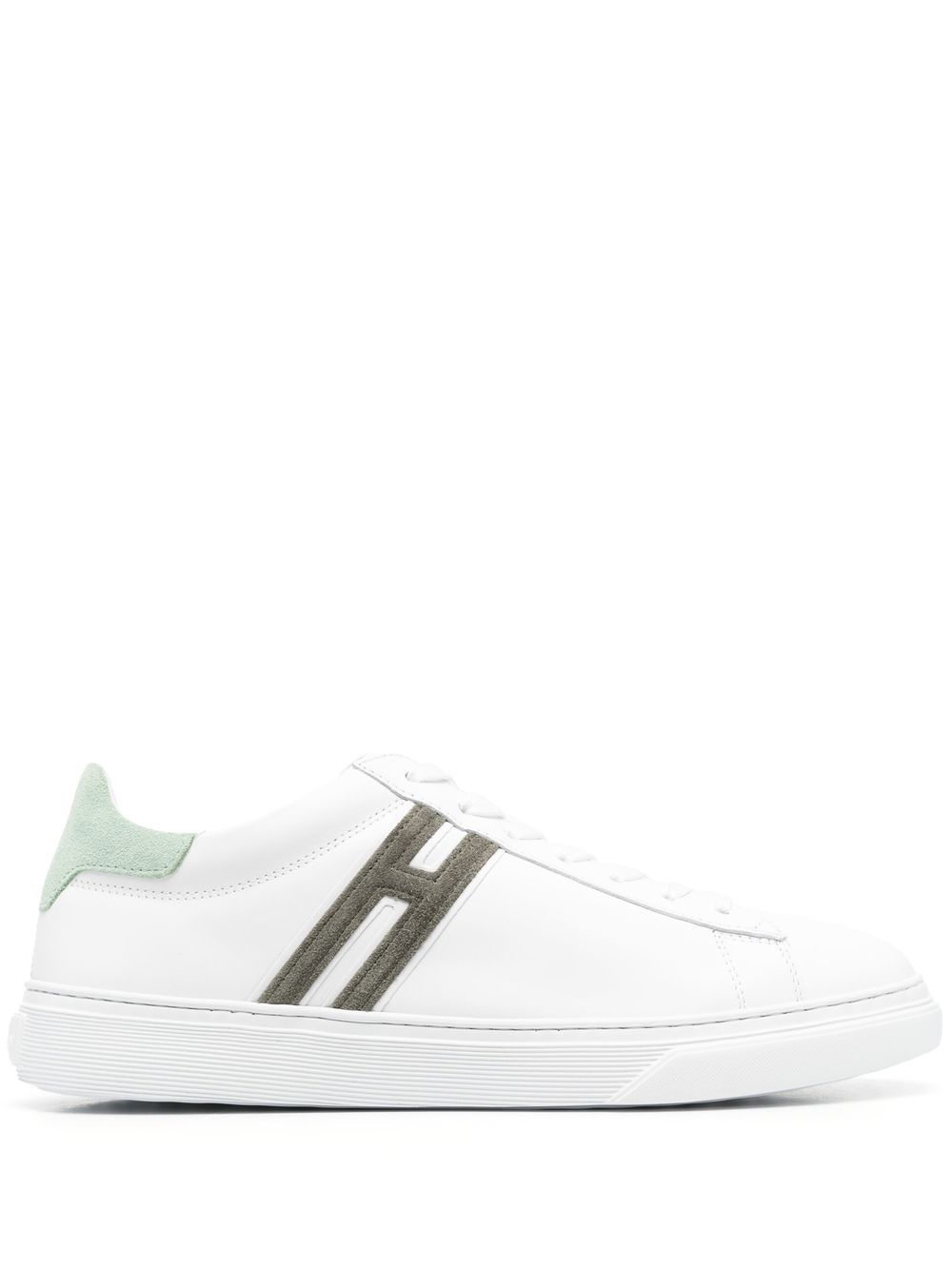 Hogan H365 皮质低帮运动鞋 - 白色