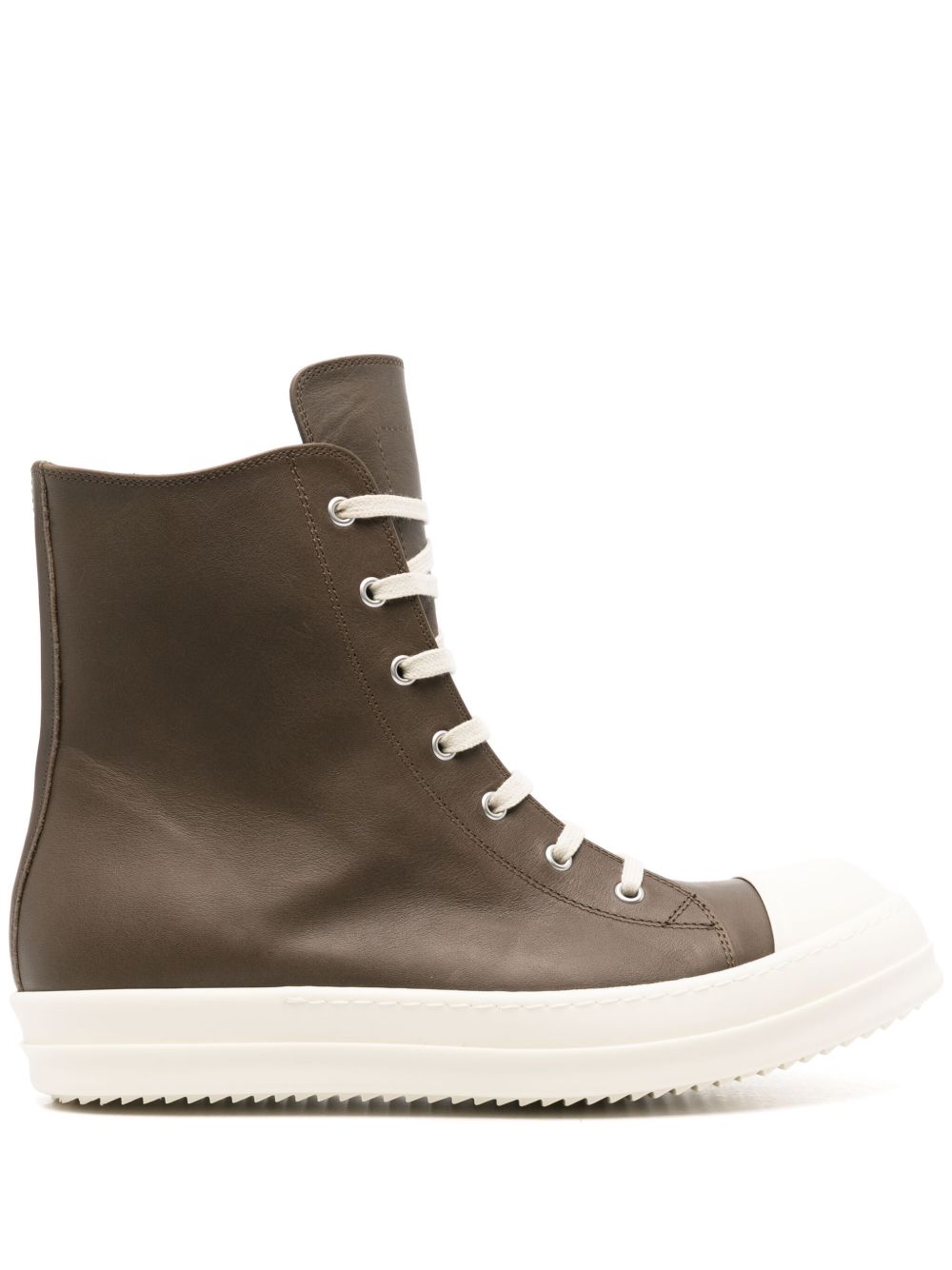 Rick Owens 高帮运动鞋 - 绿色