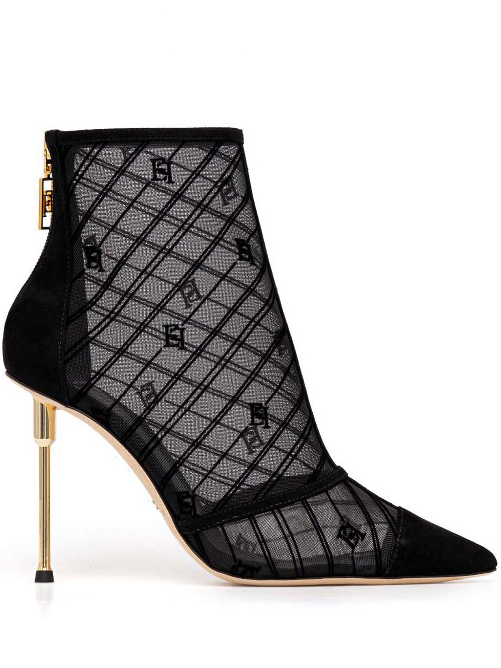 Elisabetta Franchi 皮靴 - 黑色