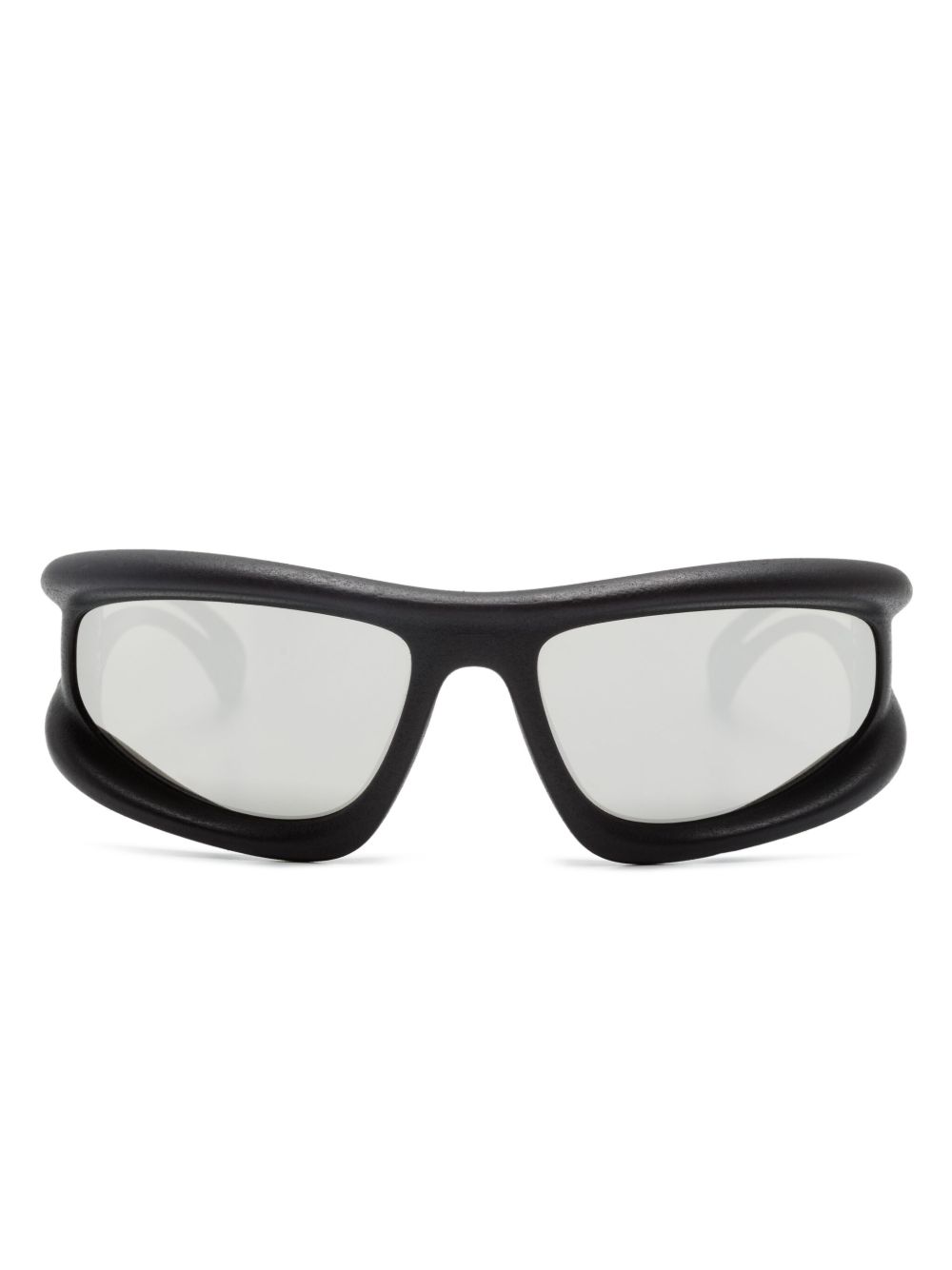 Mykita Marfa 骑士风镜框太眼镜 - 黑色