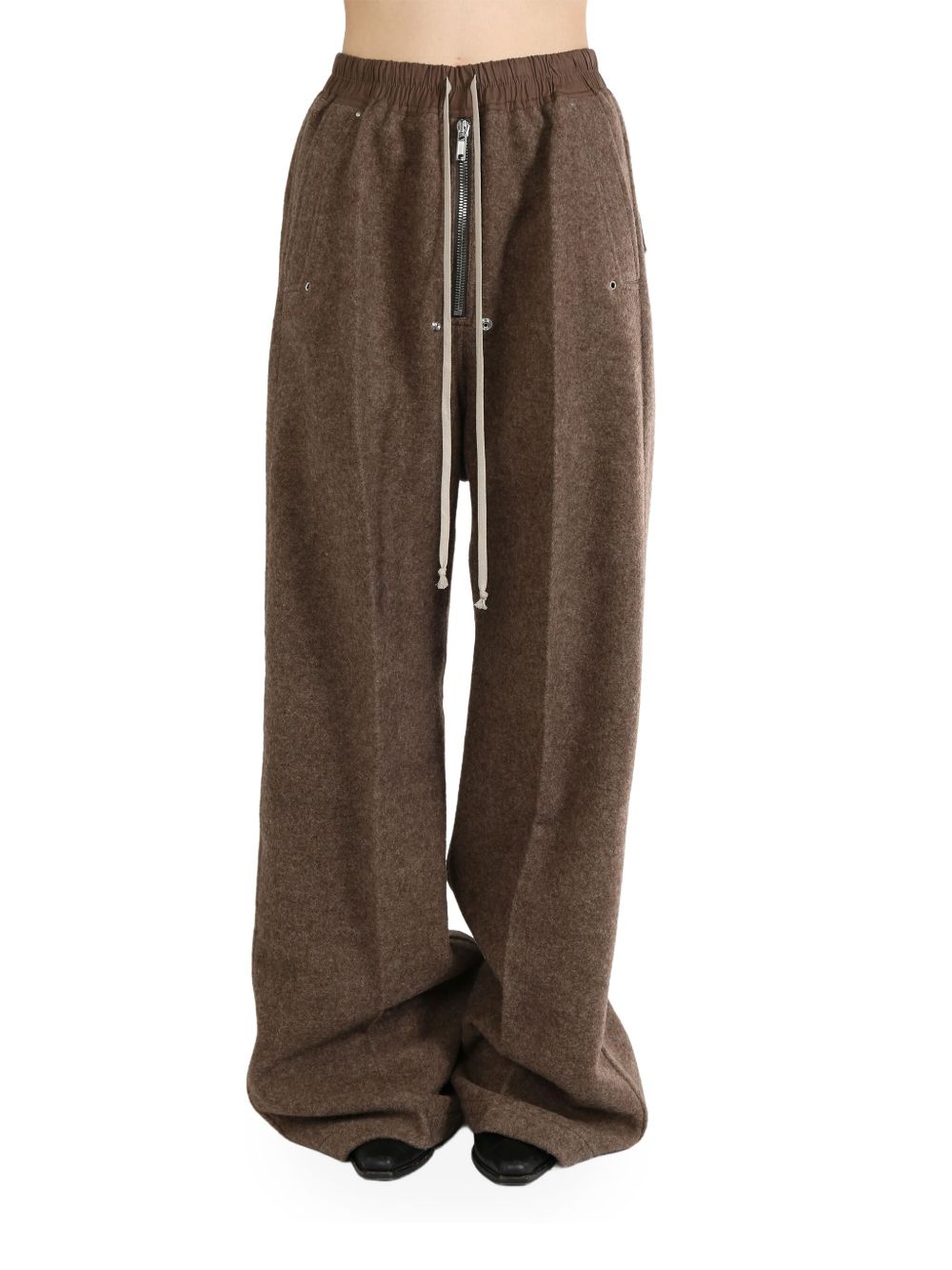 Rick Owens drawstring trousers - 褐色