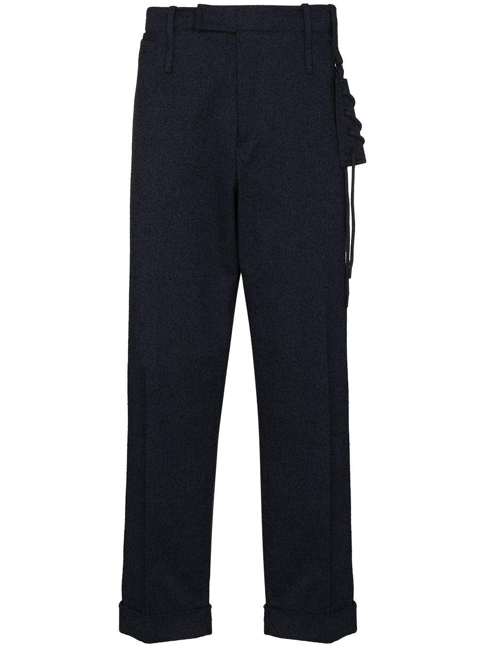 Craig Green Uniform 系带细节长裤 - 蓝色