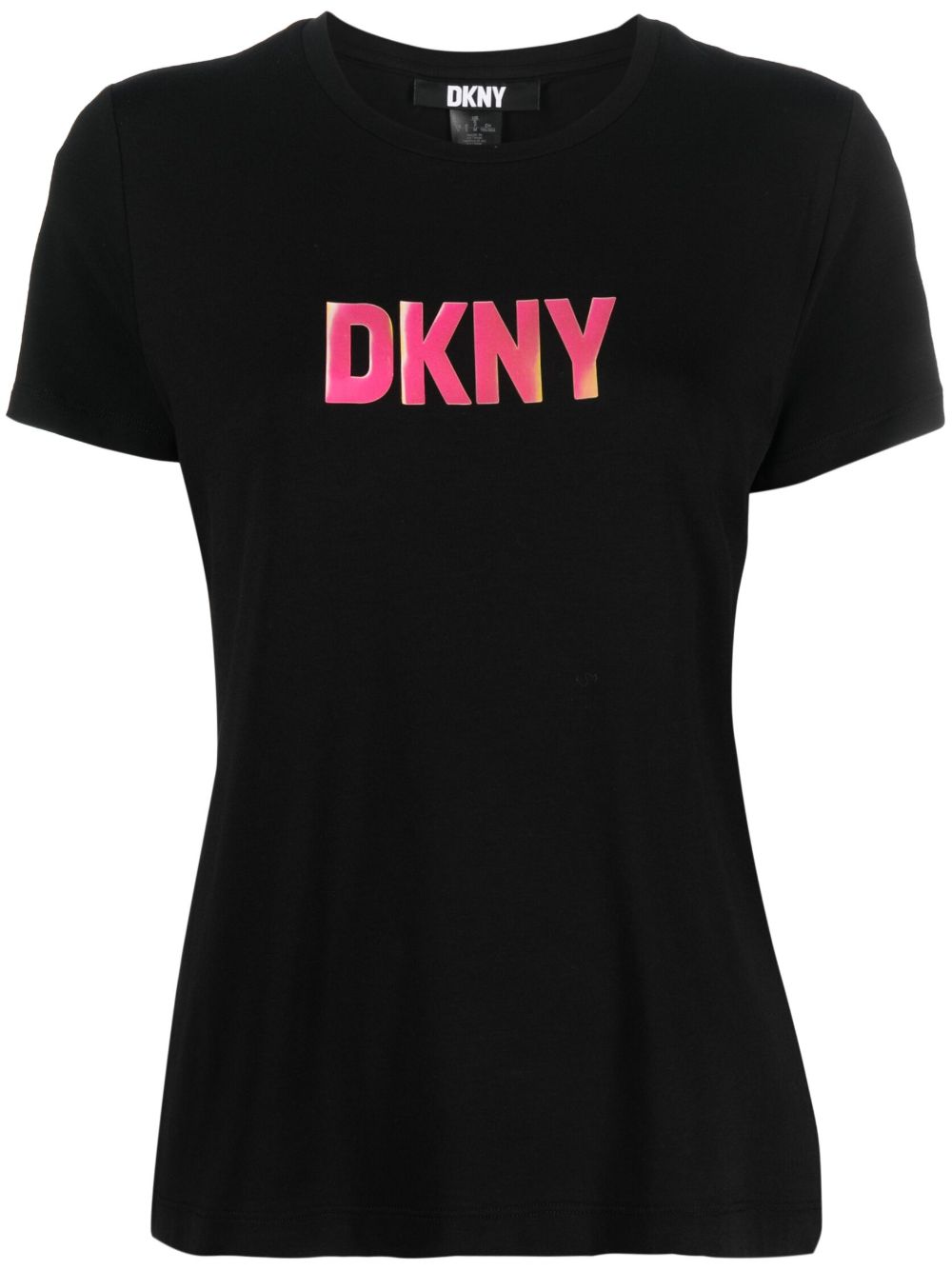 DKNY logo印花T恤 - 黑色