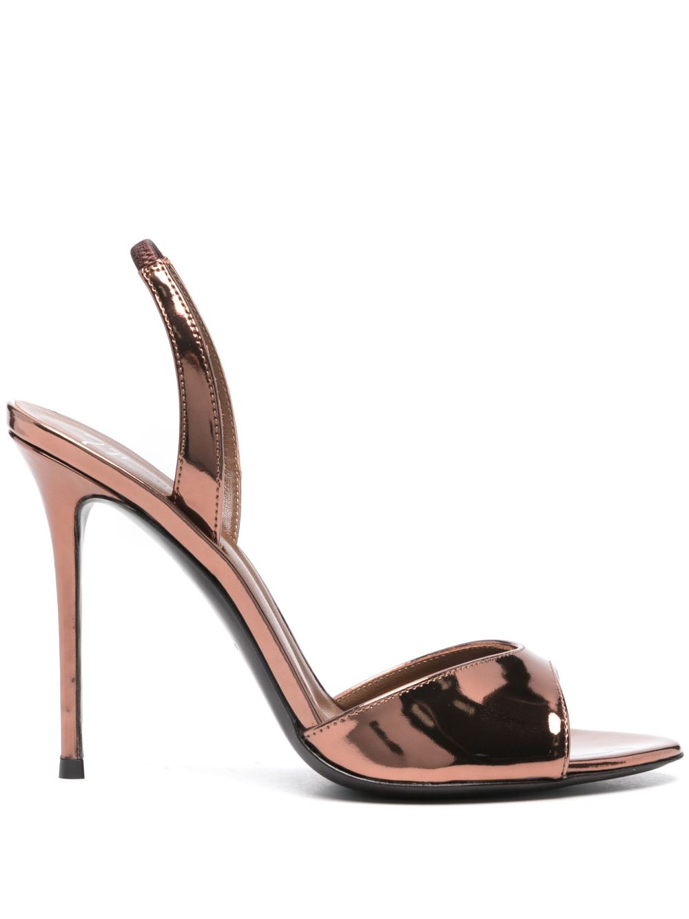 Giuseppe Zanotti Lilibeth 高跟凉鞋（110厘米） - 褐色