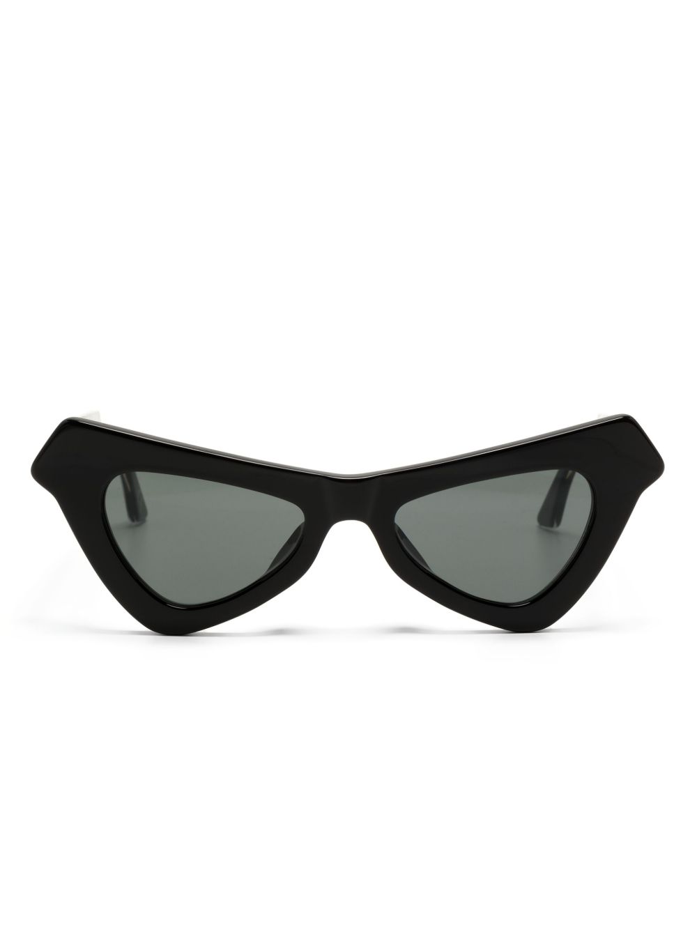 Marni Eyewear Fairy Pool 三角形镜框太阳眼镜 - 黑色