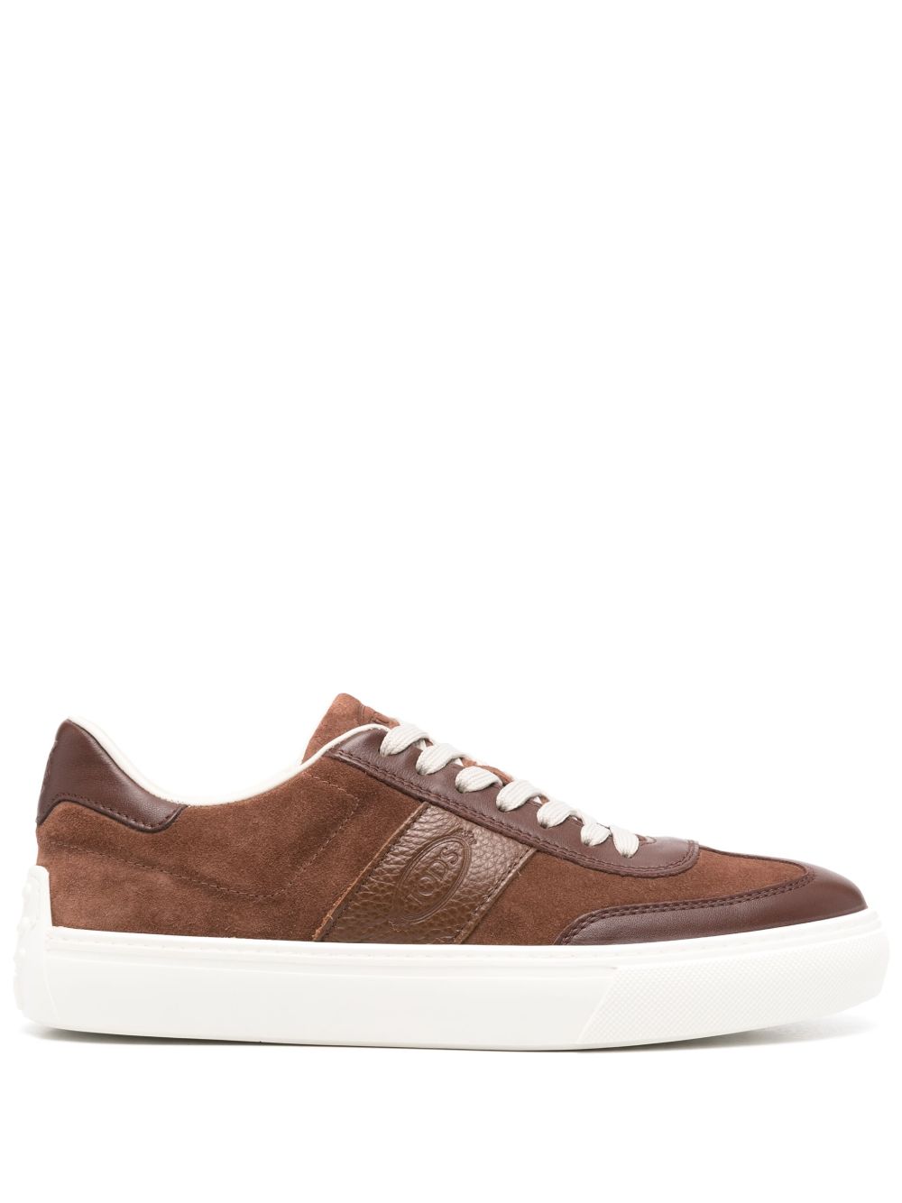 Tod's 绒面皮运动鞋 - 褐色