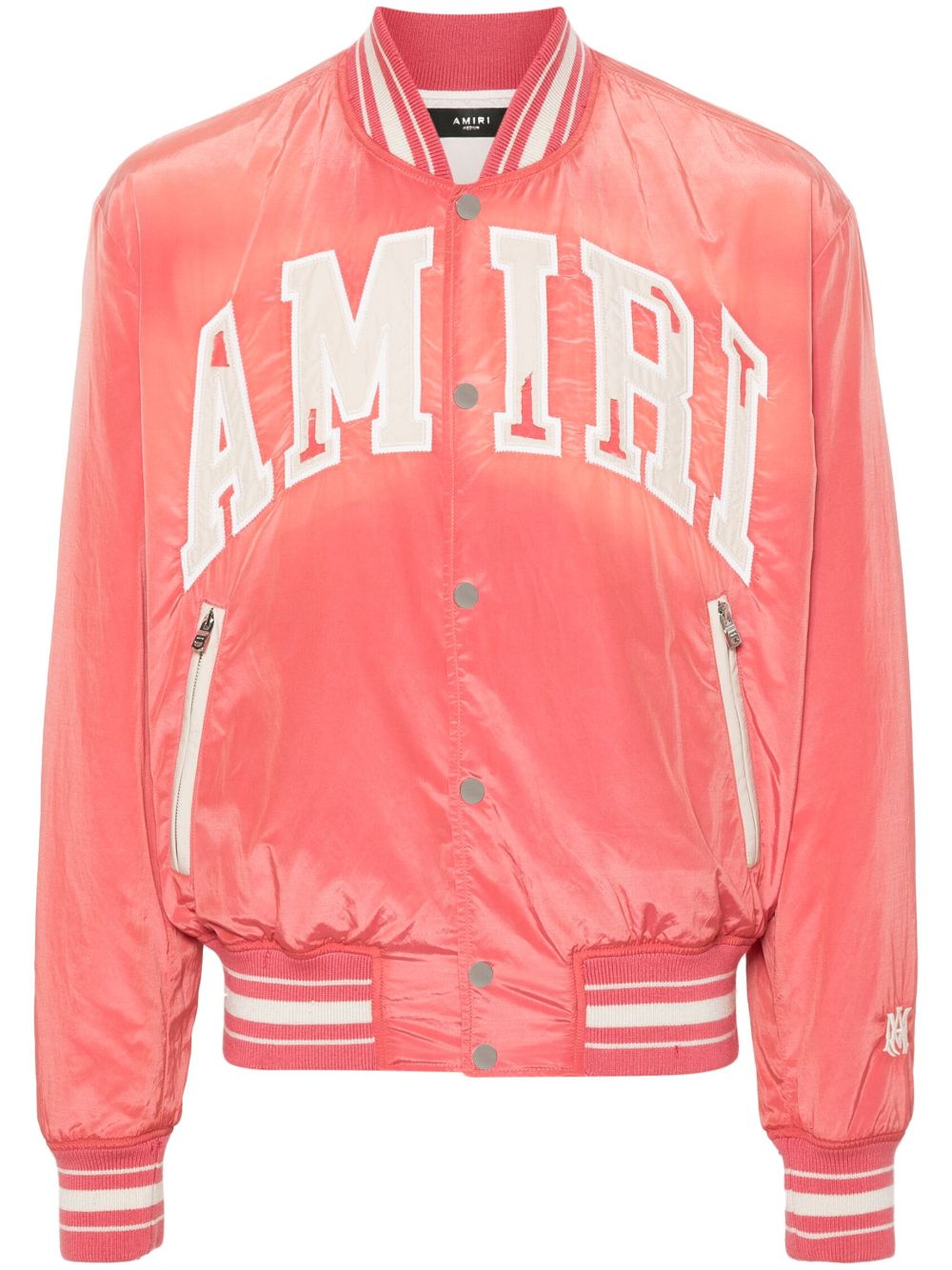 AMIRI Sun Faded 标贴飞行员夹克 - 橘色