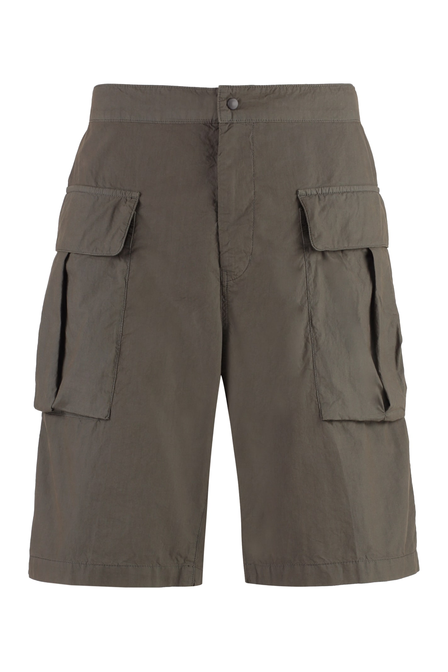 Aspesi Cotton Cargo Bermuda Shorts