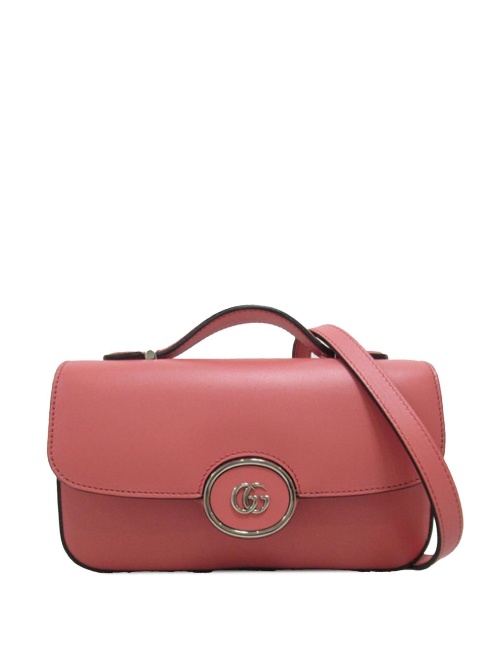 Gucci Pre-Owned Petite GG 迷你斜挎包（2016-2023年典藏款） - 粉色