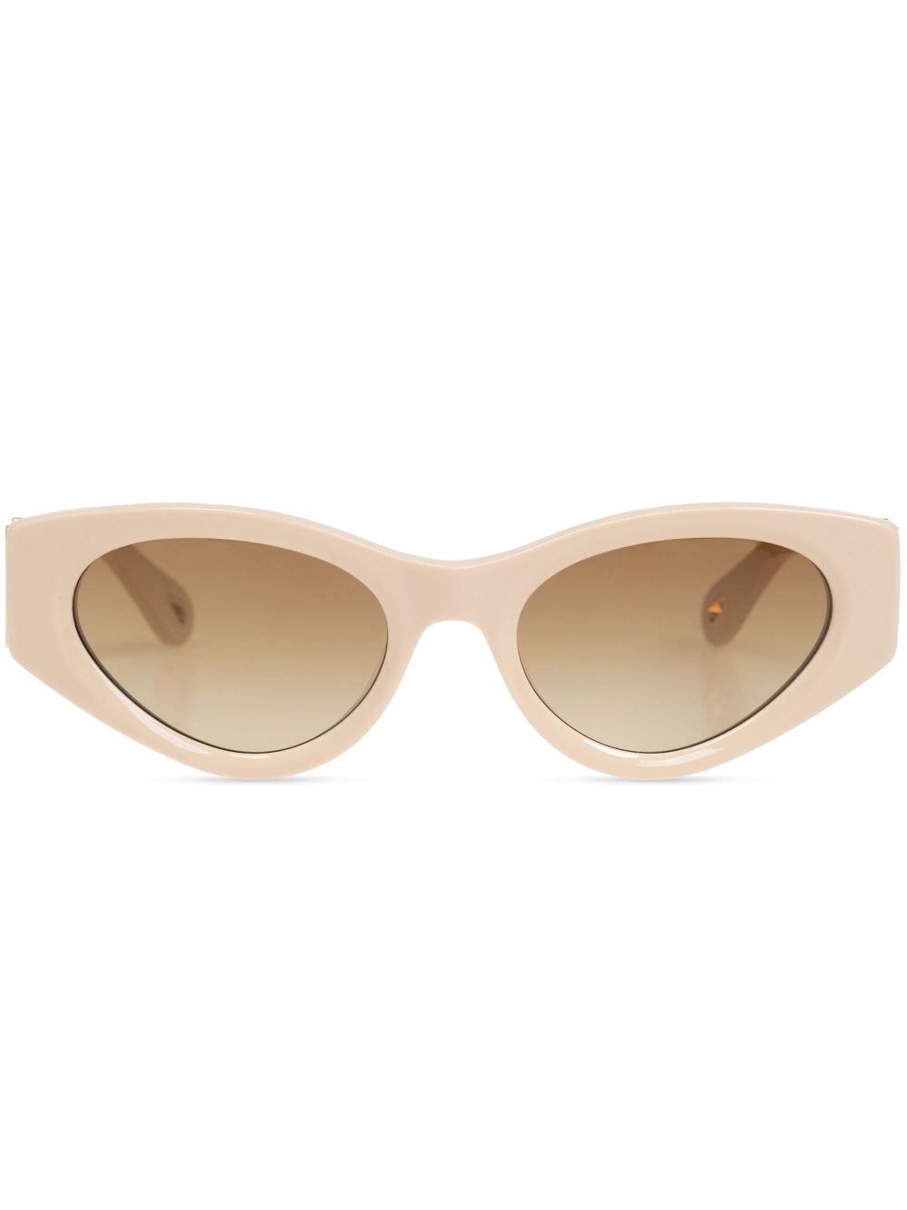 Chloé Eyewear Marcie 猫眼框太阳眼镜 - 中性色