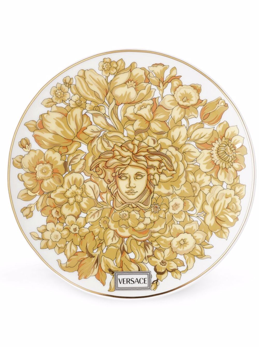 Versace Rhapsody 美杜莎餐盘（17厘米） - 白色
