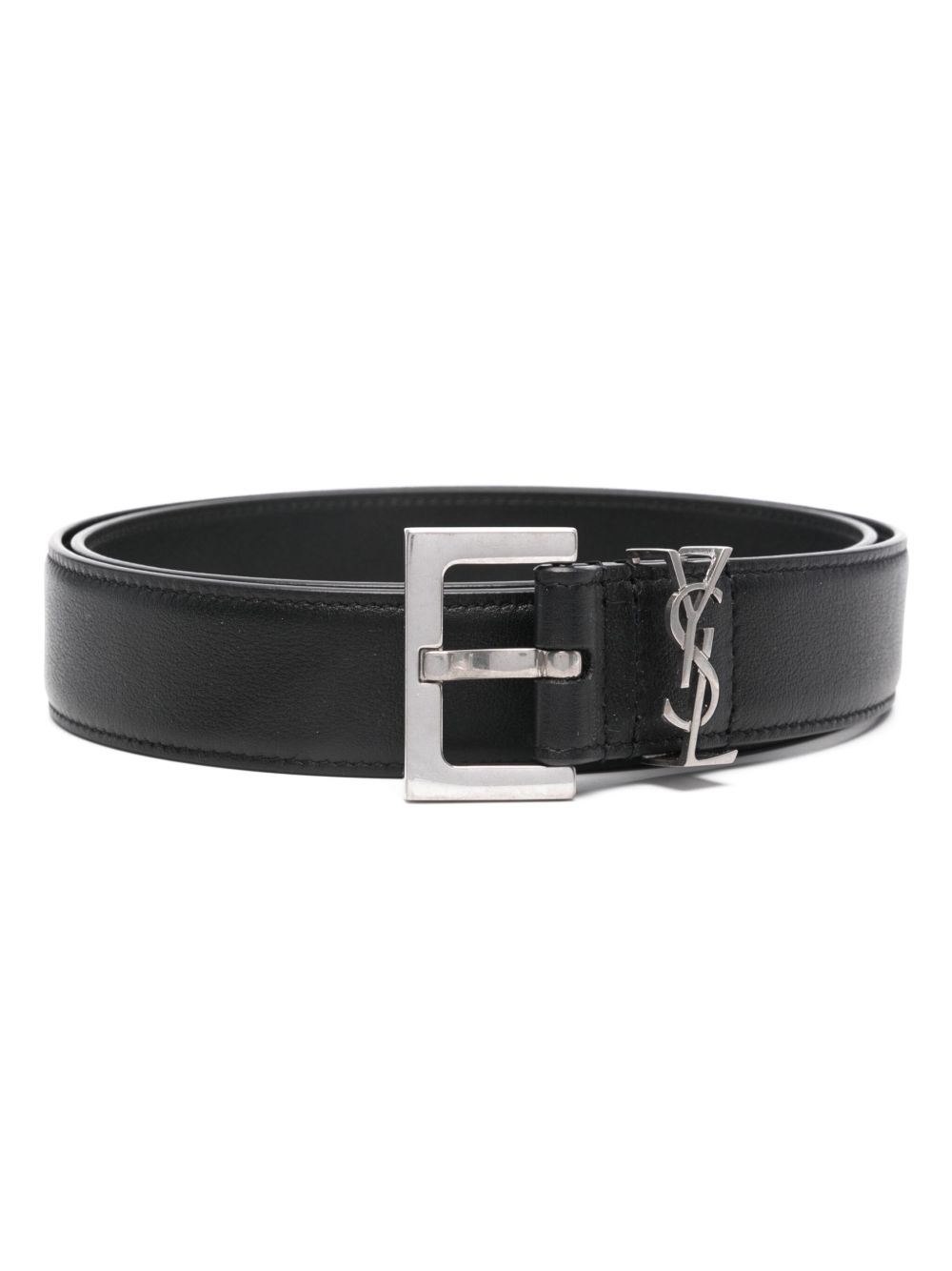 Saint Laurent Cassandre 腰带 - 黑色