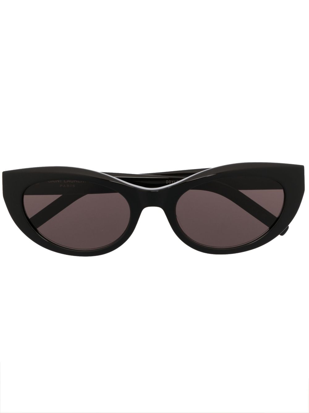 Saint Laurent 猫眼框太阳眼镜 - 黑色
