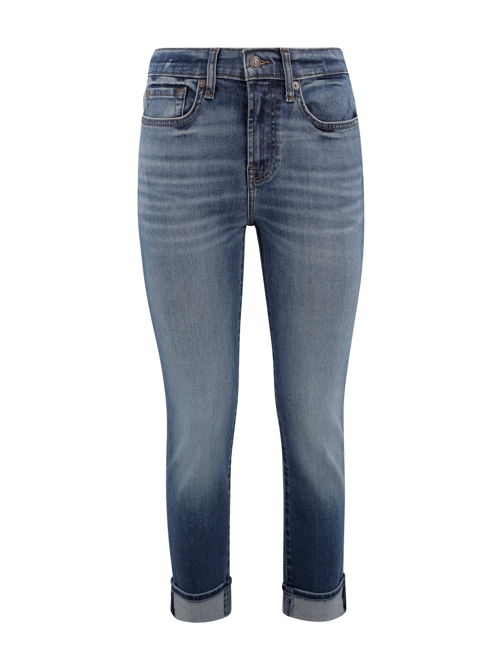 7 For All Mankind 直筒牛仔裤