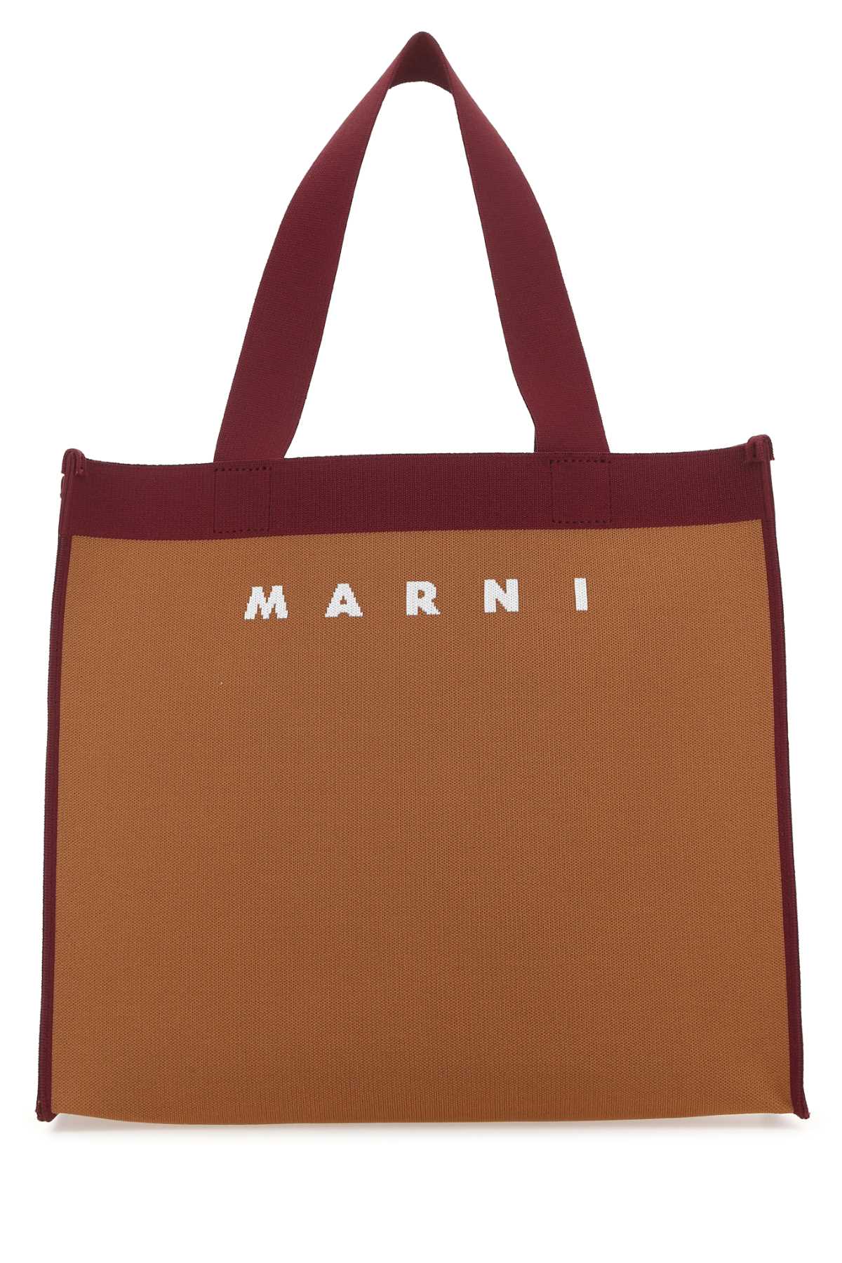 Marni双色面料中号购物袋