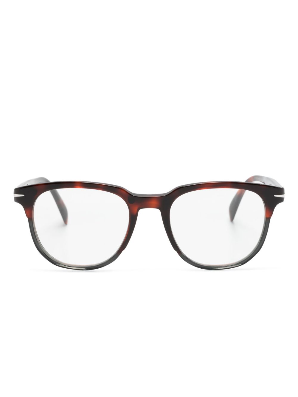 Eyewear by David Beckham Wayfarer 镜框太阳眼镜 - 褐色
