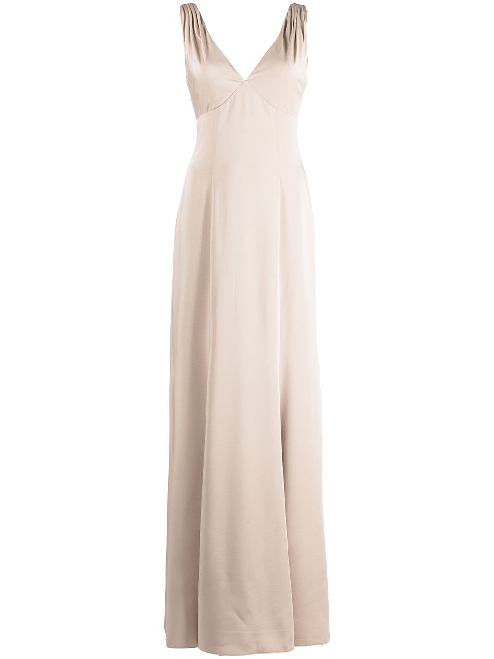 Marchesa Notte Bridesmaids Forli V领伴娘礼服 - 中性色
