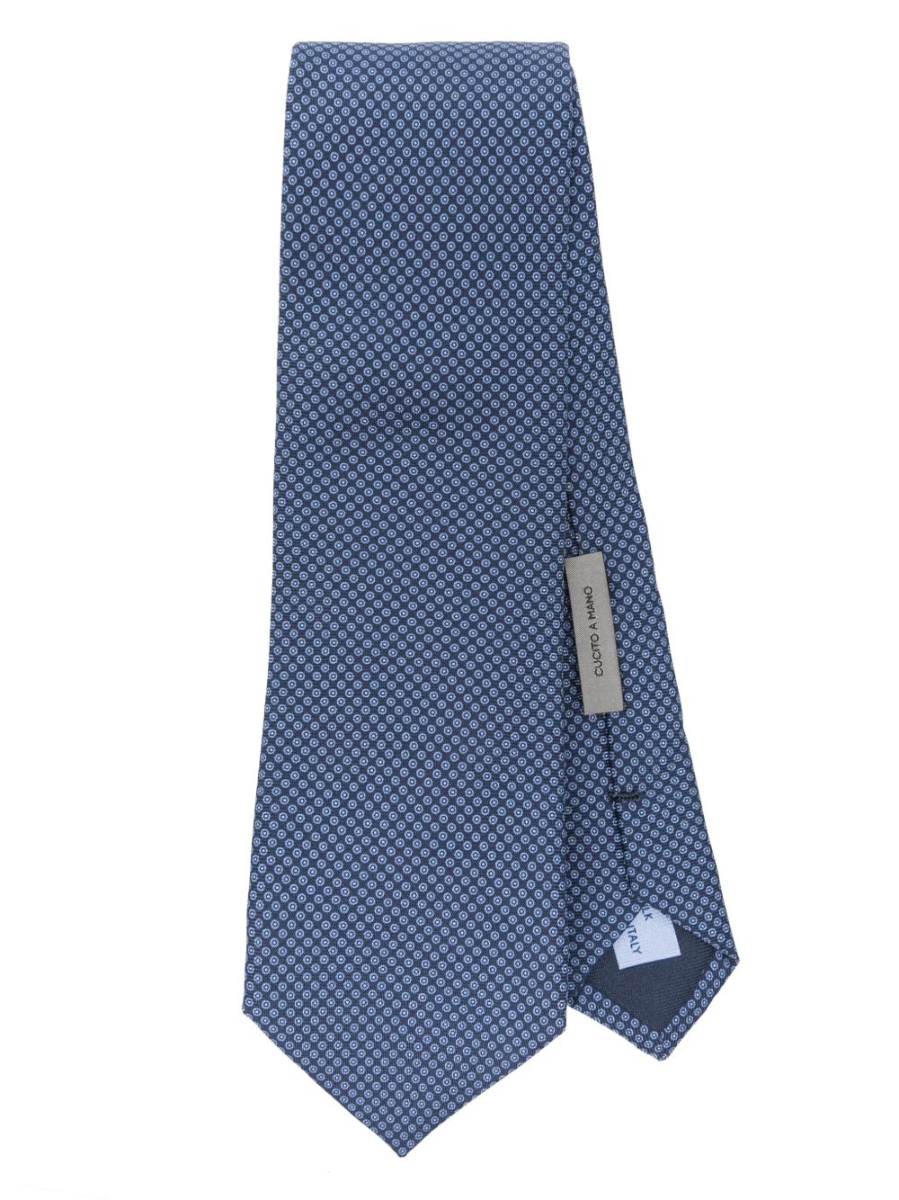 Corneliani 真丝领带 - 蓝色