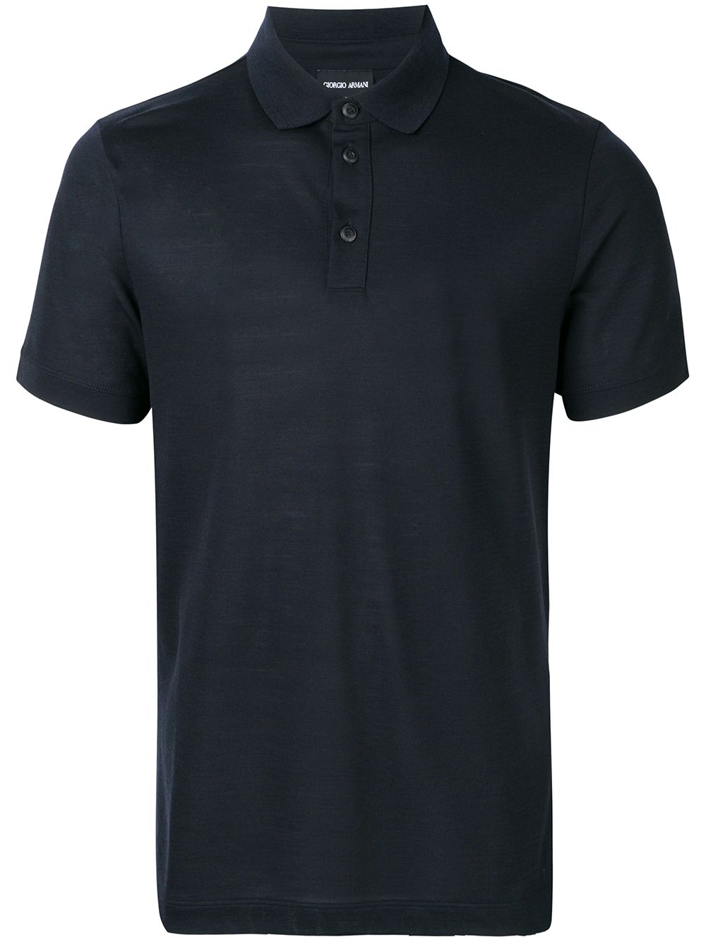 Giorgio Armani 基本款polo衫 - 蓝色