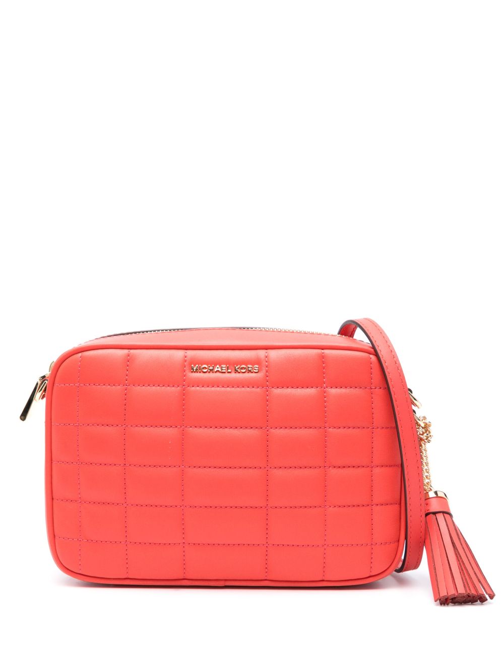 Michael Kors Jet Set 中号斜挎包 - 红色