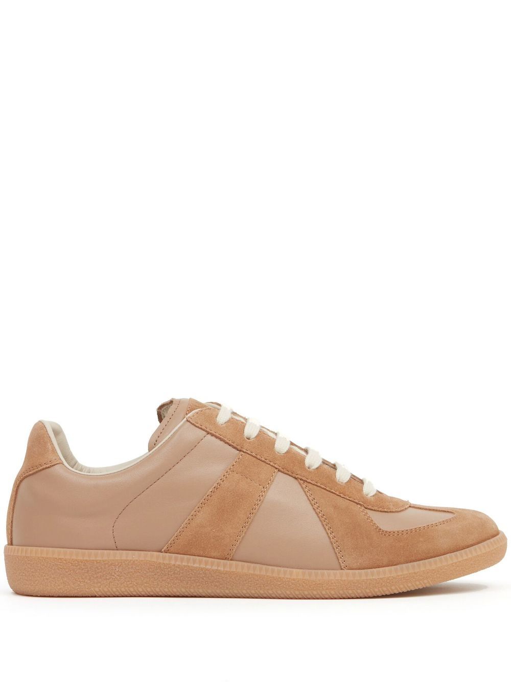 Maison Margiela Replica 低帮皮质运动鞋 - 褐色