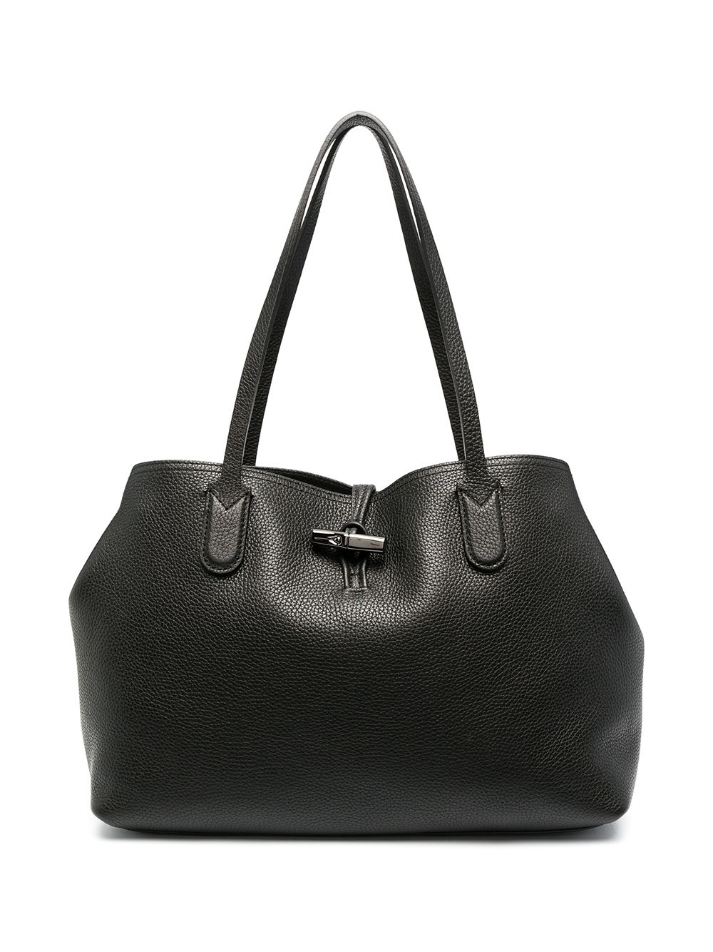 Longchamp Roseau 单肩包 - 黑色