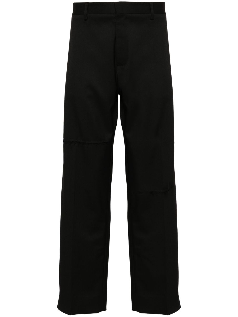 MM6 Maison Margiela 经典单缝线长裤 - 黑色