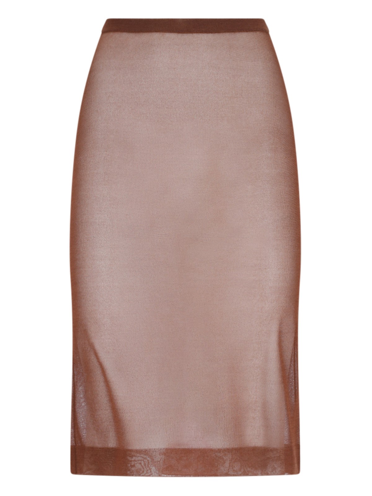 Saint Laurent Transparent Sheath Mini Skirt