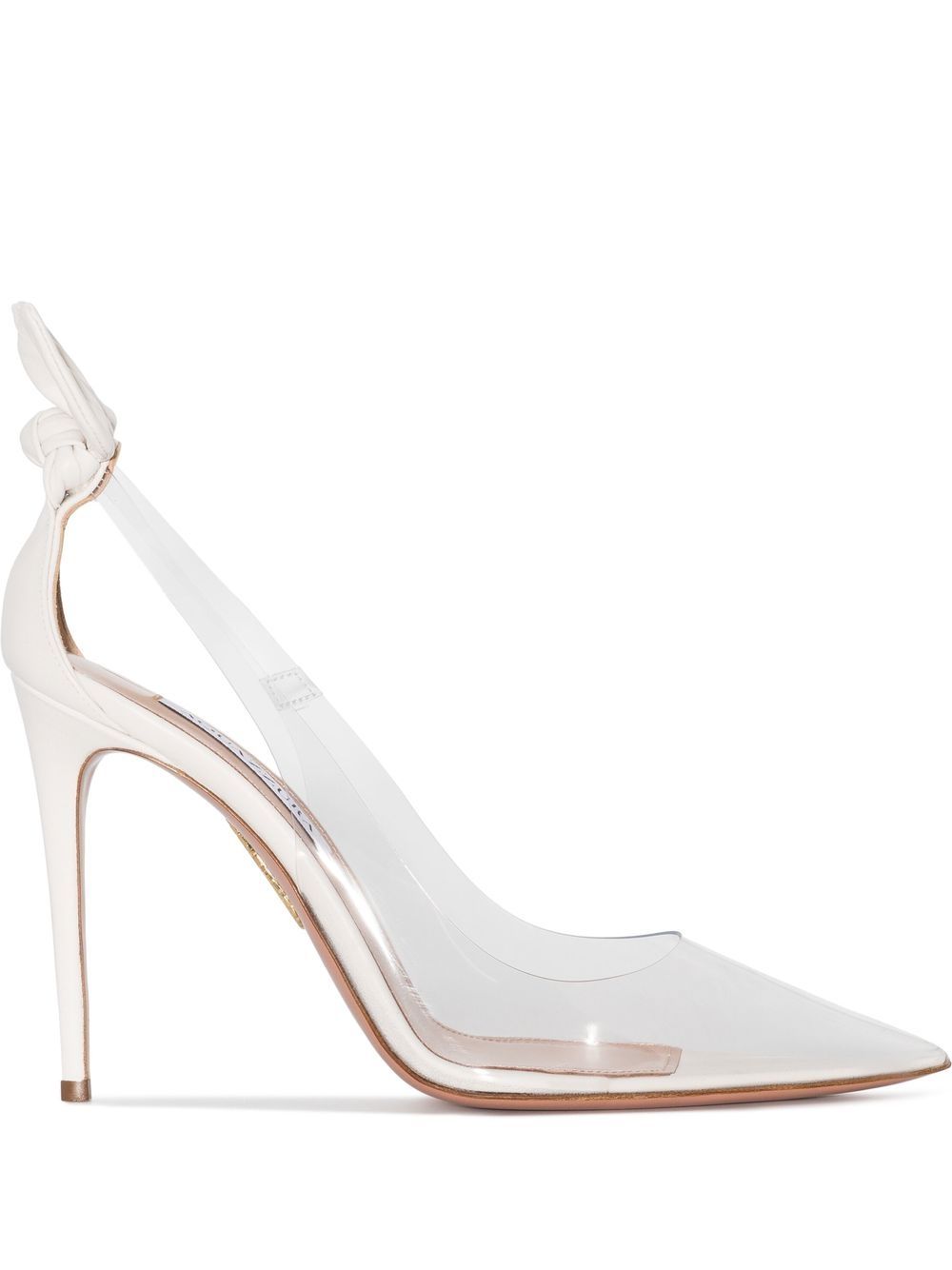 Aquazzura Bow Tie 高跟鞋 - 白色