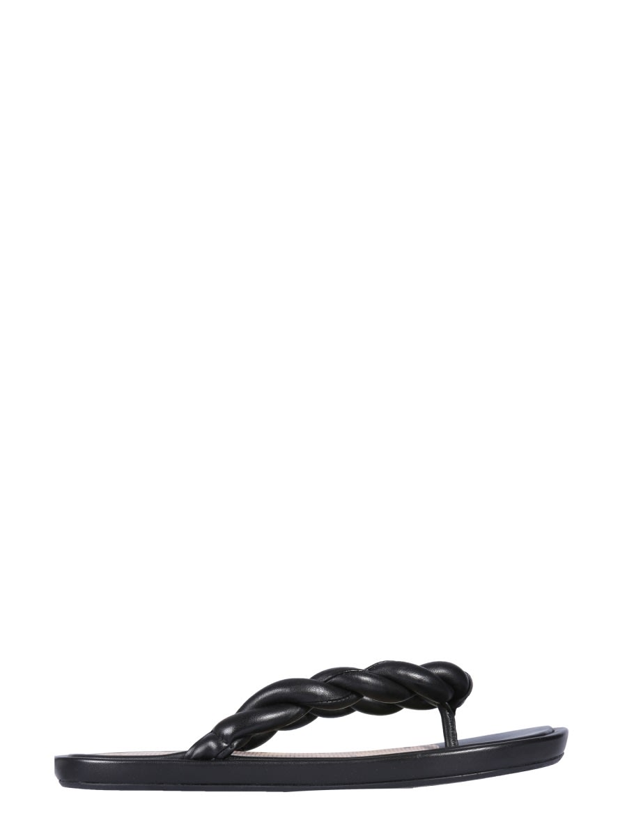RED Valentino 皮革穆勒鞋