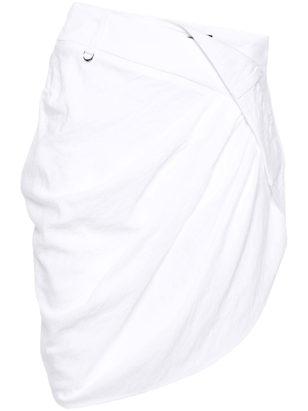 Jacquemus La Mini Jupe Saudade 垂坠迷你半身裙 - 白色