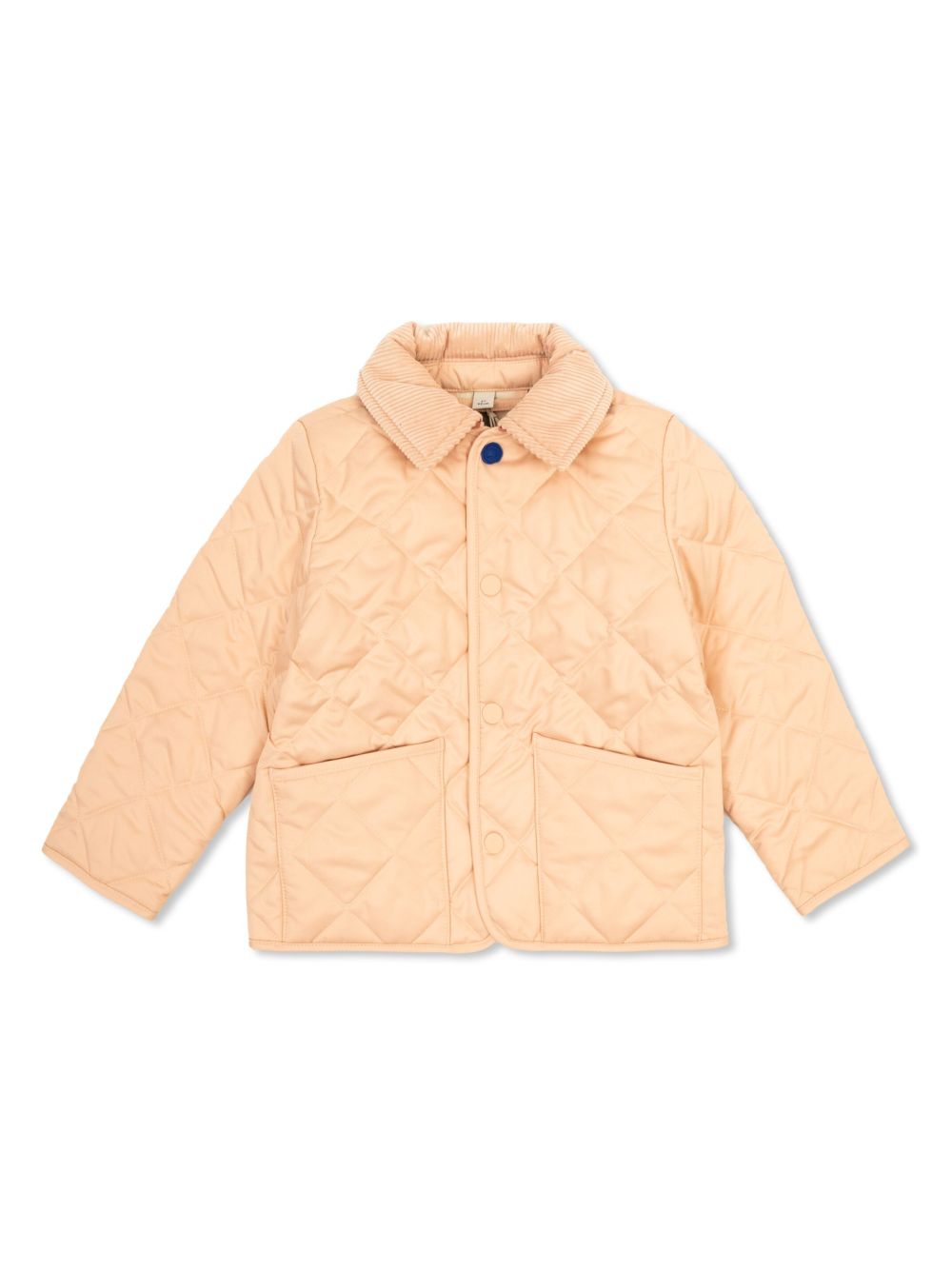 Burberry Kids 绗缝夹克 - 粉色