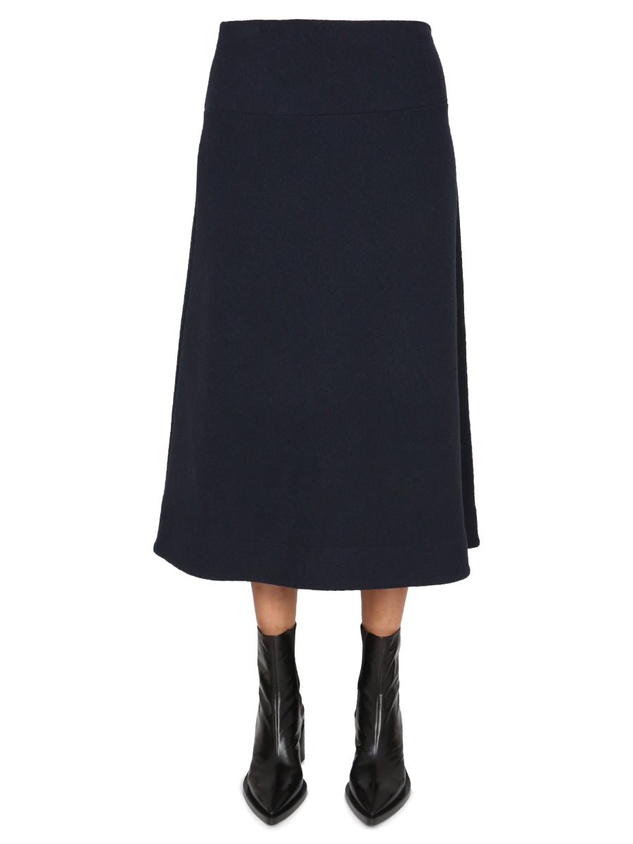 Jil Sander 羊毛半身裙