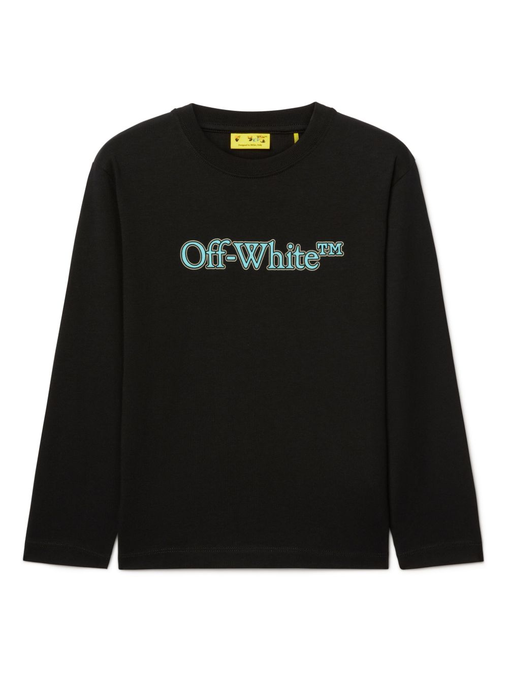 Off-White Kids Big Bookish T恤 - 黑色