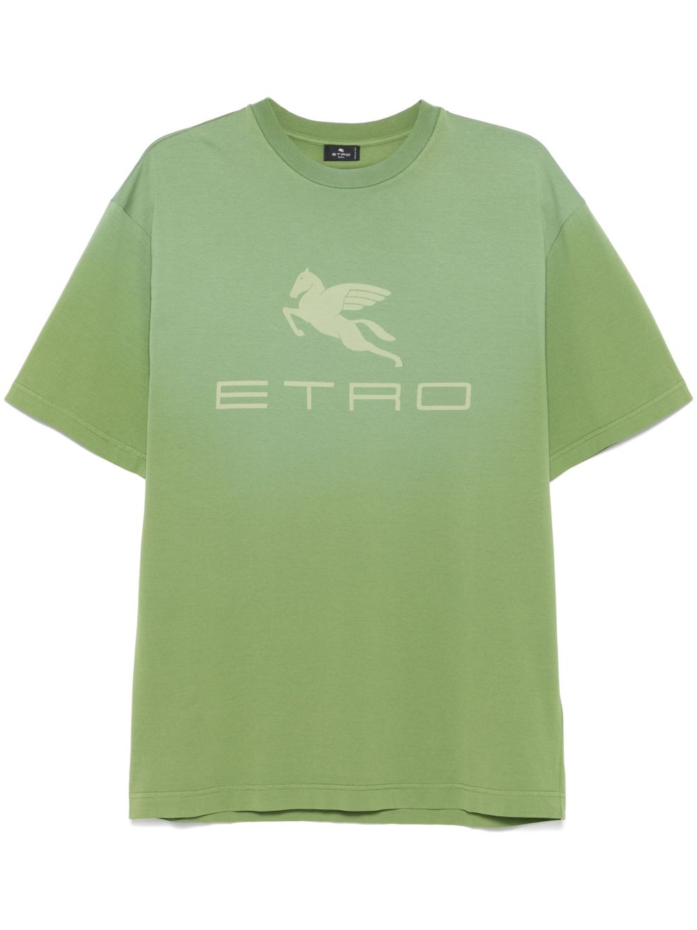 ETRO Pegaso 印花T恤 - 绿色