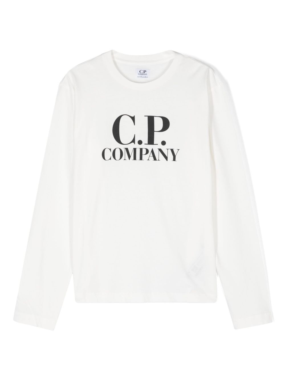 C.P. Company Kids logo印花T恤 - 白色