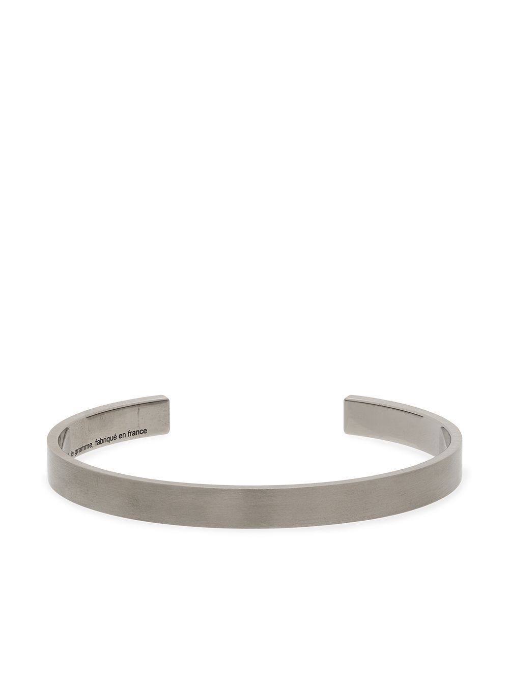 Le Gramme Le 21g Ribbon 磨砂手链 - 银色