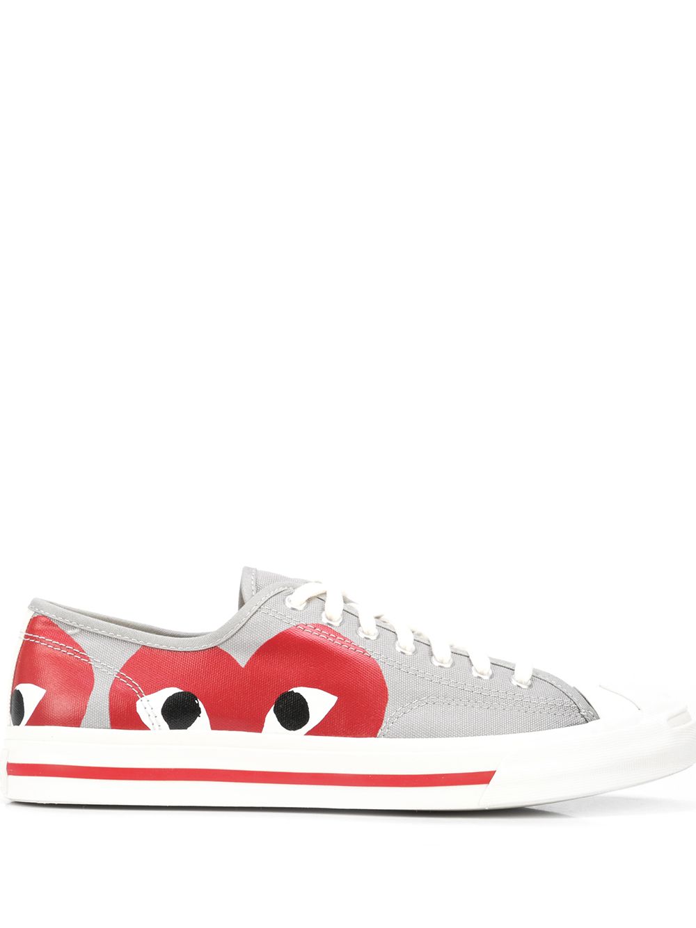 Comme Des Garçons Play x Converse Jack Purcell 低帮运动鞋 - 灰色