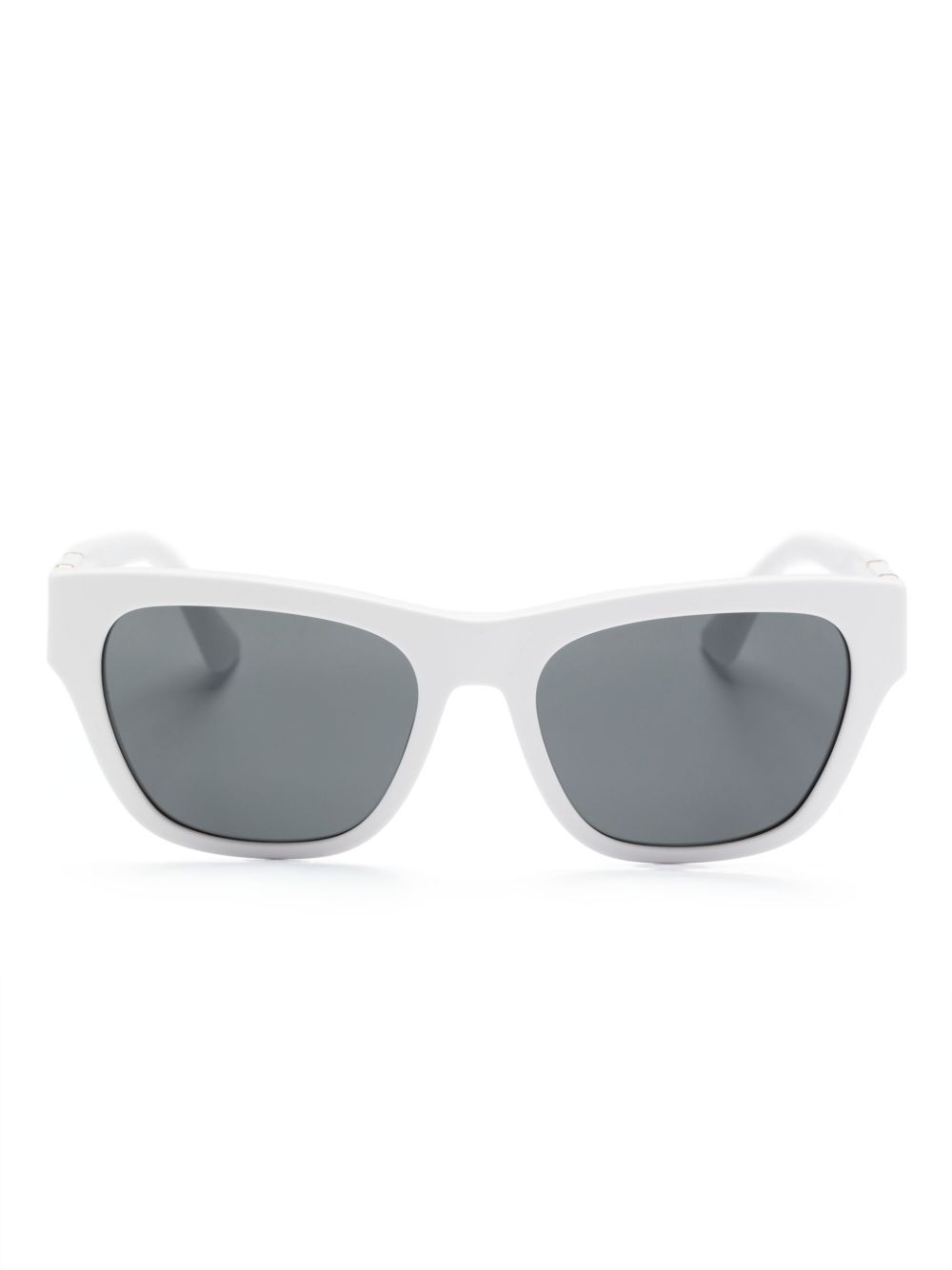 Versace Eyewear Medusa Head 长方框太阳眼镜 - 黑色