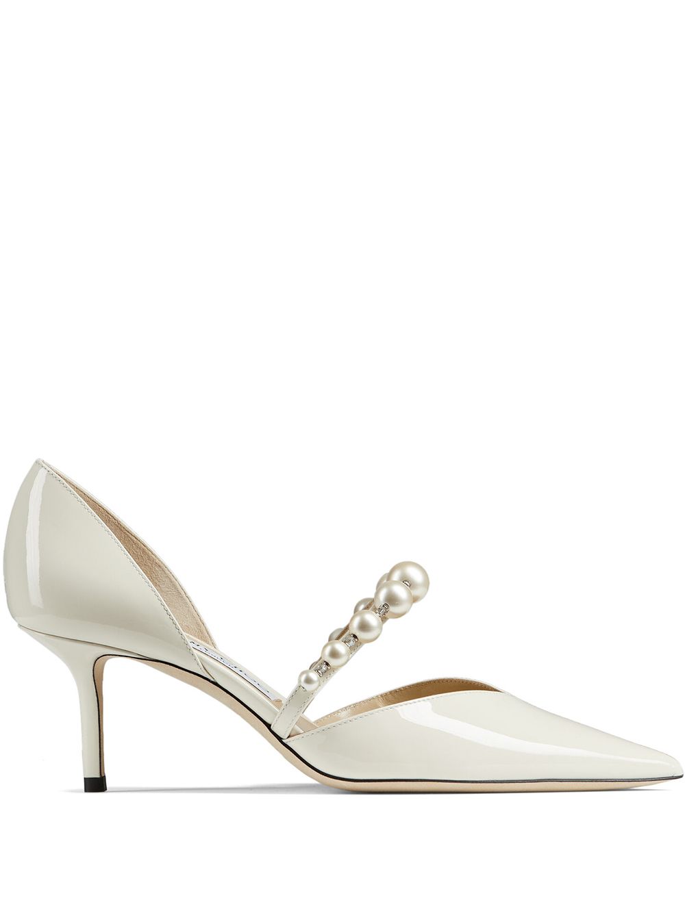 Jimmy Choo 周仰杰 Aurelie 中跟鞋 - 白色