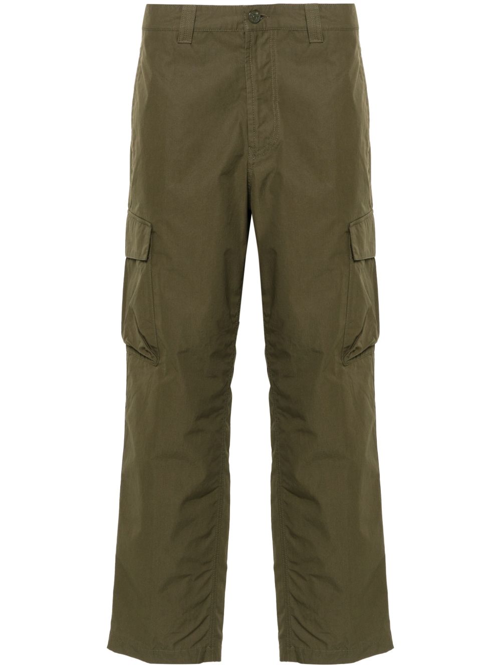 Stone Island 罗盘徽章工装裤 - 绿色
