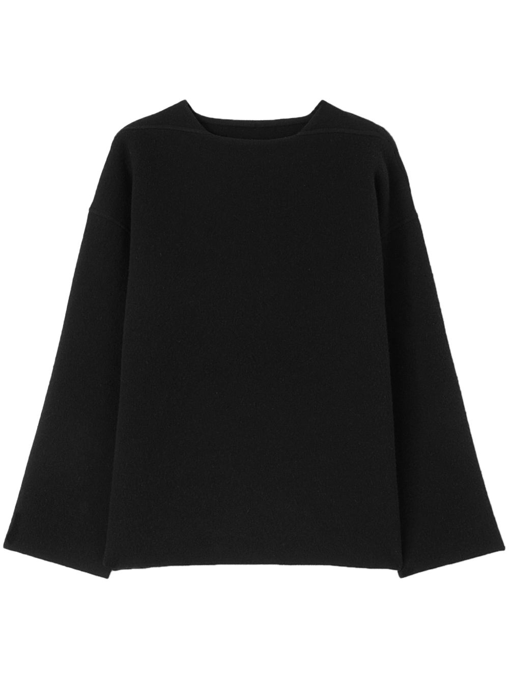 Jil Sander 圆领毛衣 - 黑色