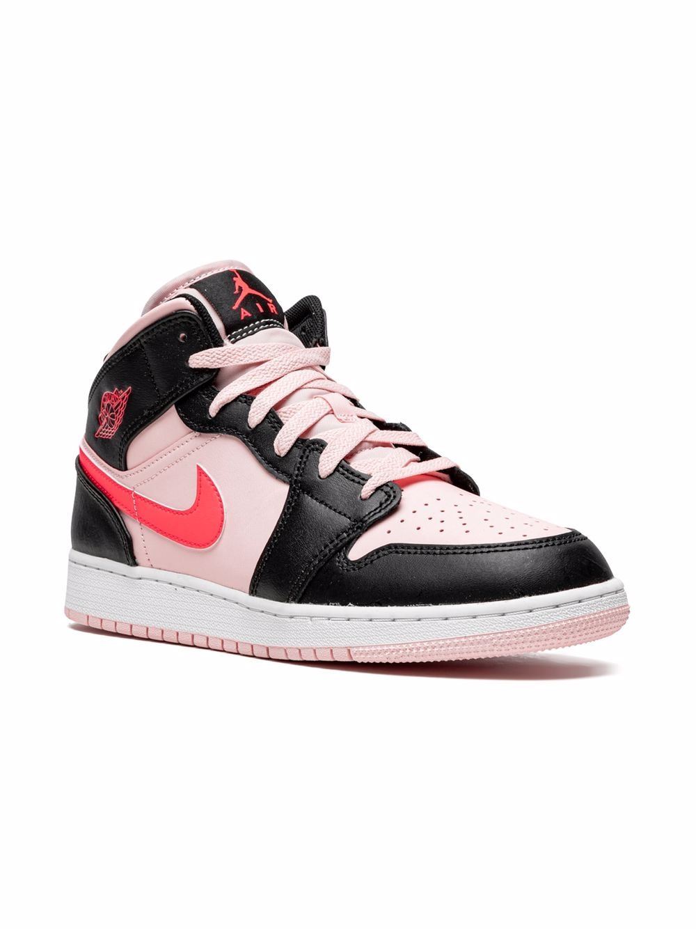 Jordan Kids AirJordan 1 Mid Atmosphere 运动鞋 - 黑色