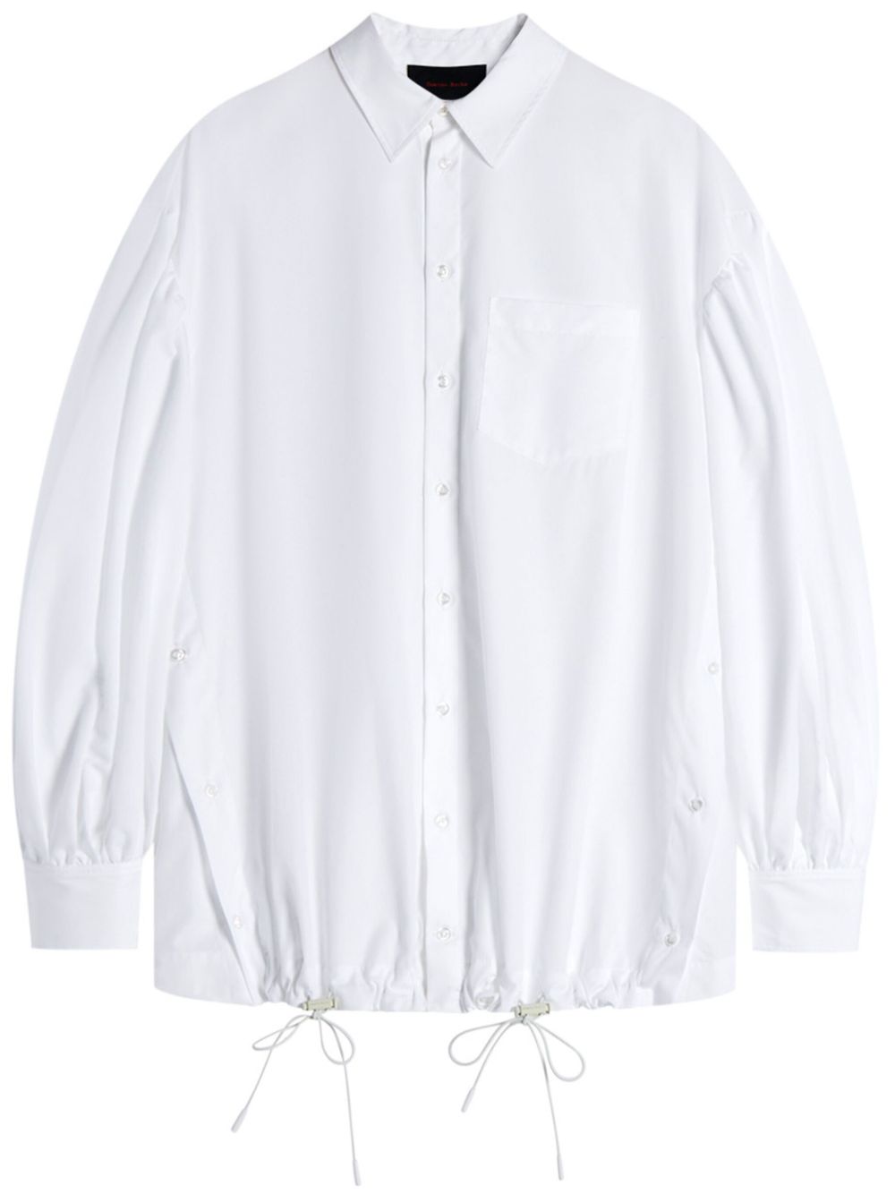 Simone Rocha 经典棉衬衫 - 白色
