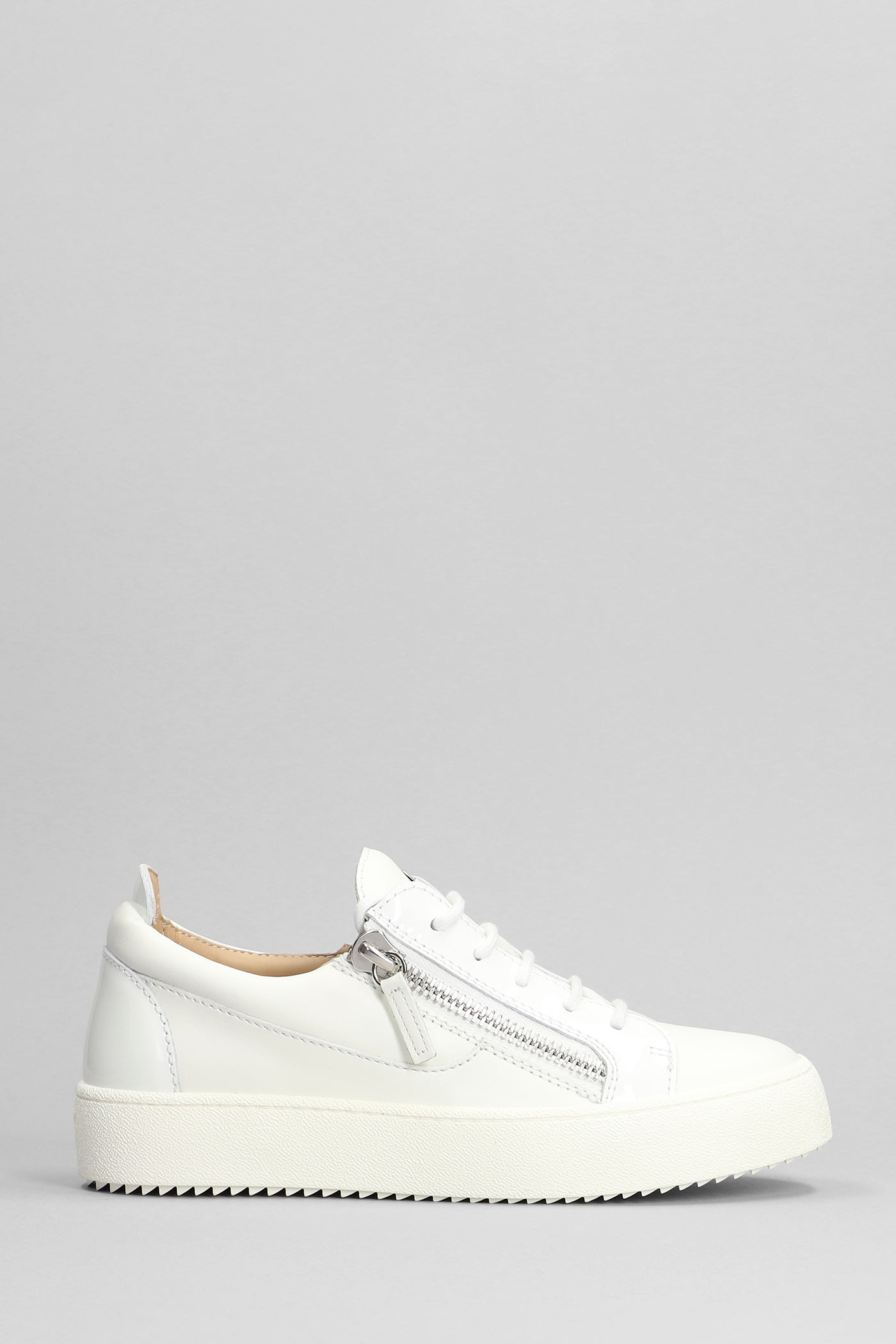 Giuseppe Zanotti Gail 白色皮革运动鞋