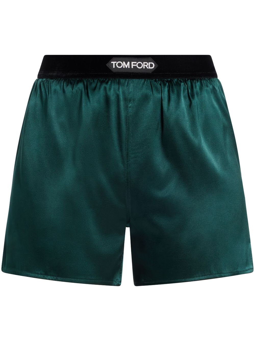 TOM FORD 真丝短裤 - 绿色