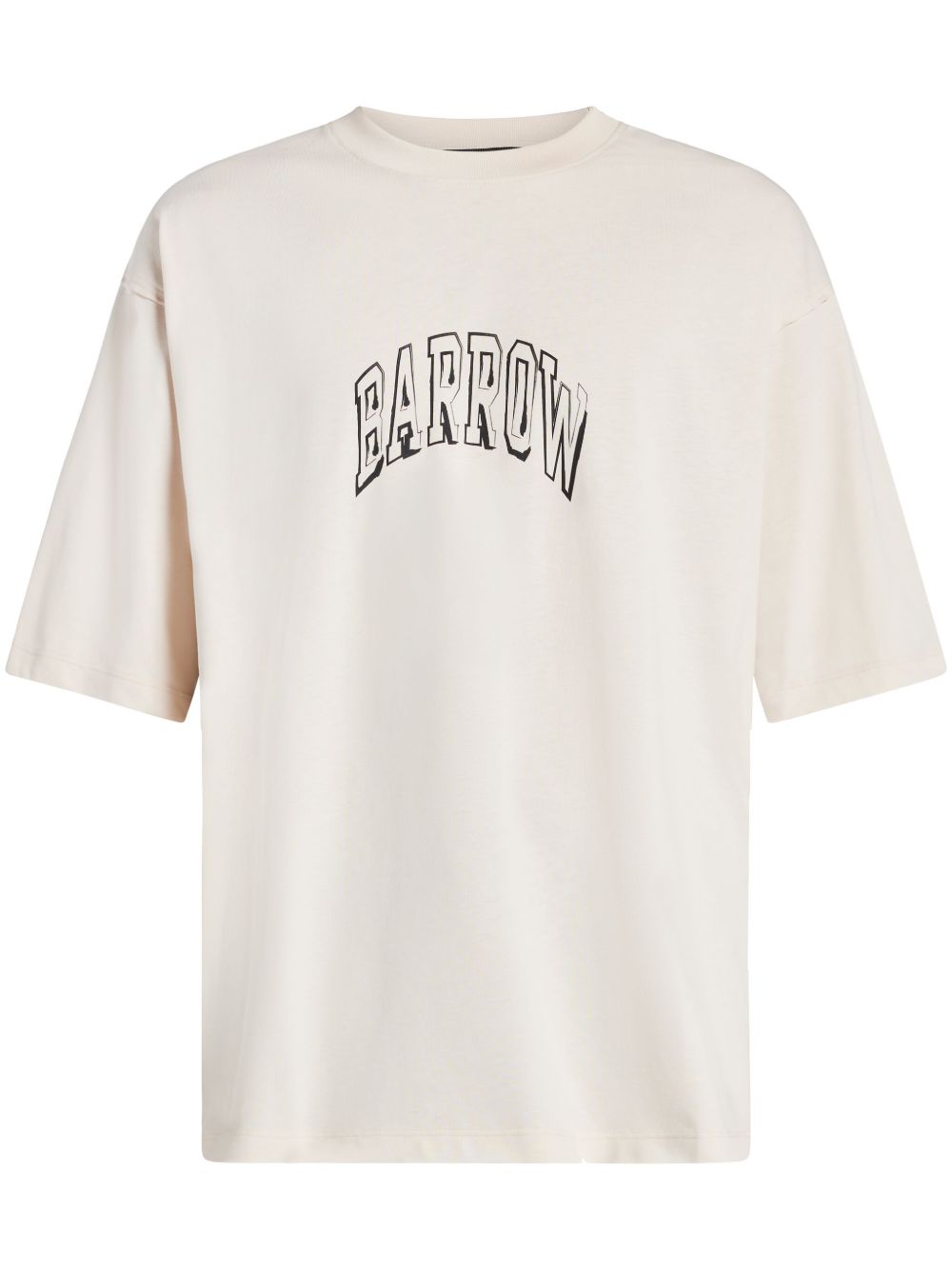 BARROW logo印花T恤 - 中性色