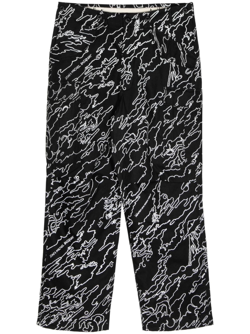 Maharishi Maha Basquiat 工装裤 - 黑色