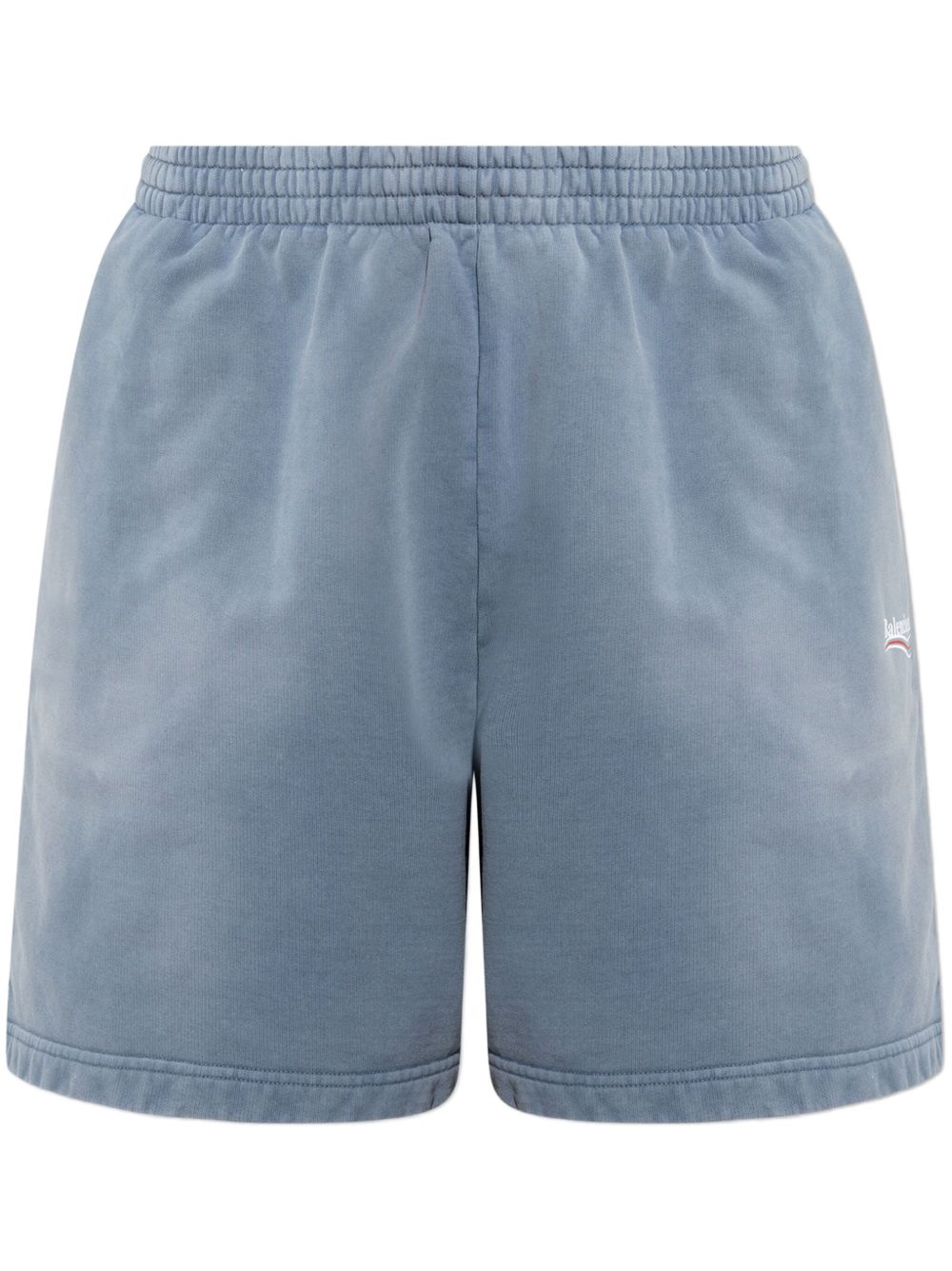 Balenciaga Political Campaign track shorts - 蓝色