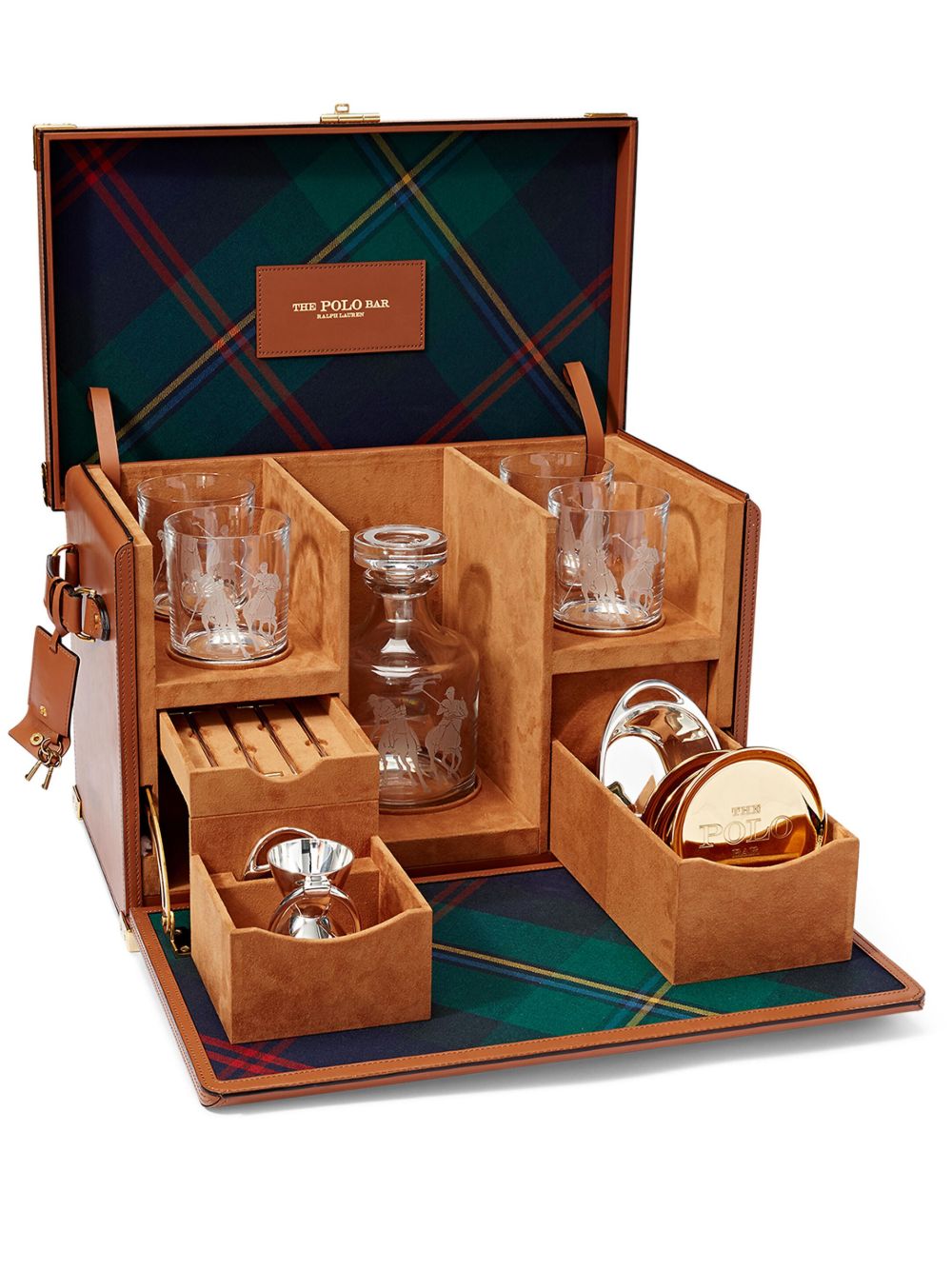 Ralph Lauren Home Kipton 调酒师礼品盒套装 - 褐色